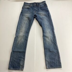G-Star Men’s Straight Jeans in Faded Blue
